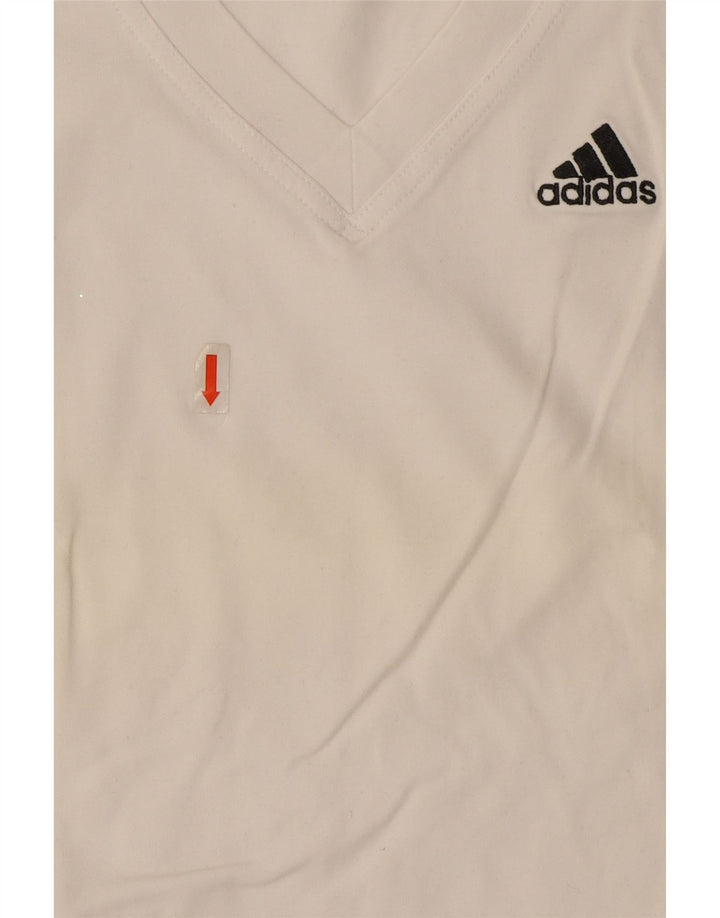 Женский жилет Adidas Top UK 8, маленький белый хлопок