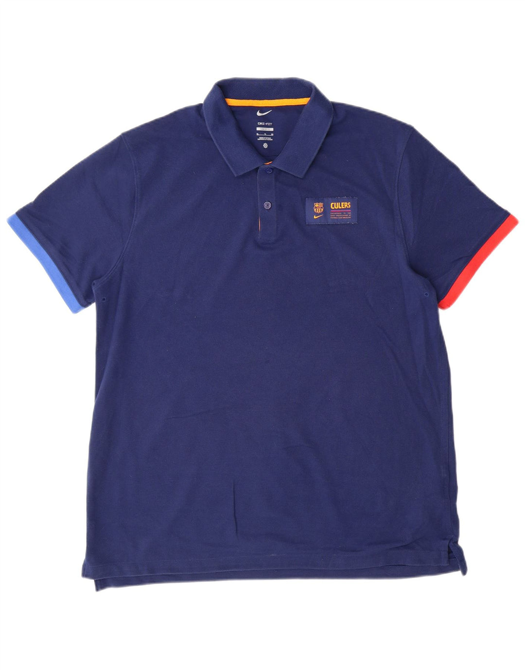 Мужская футболка NIKE Dri Fit Slim Fit, топ XL, синий хлопок