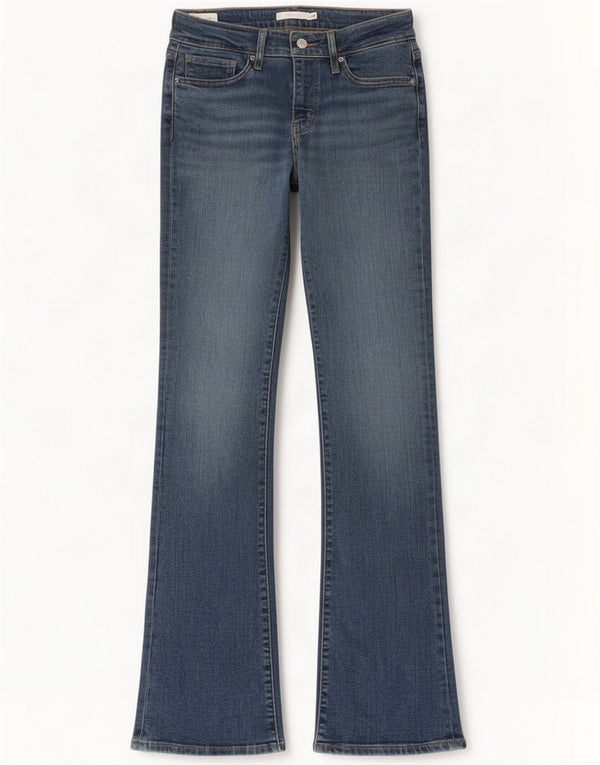Женские джинсы Levi's 715 Bootcut W28 L34, синий хлопок