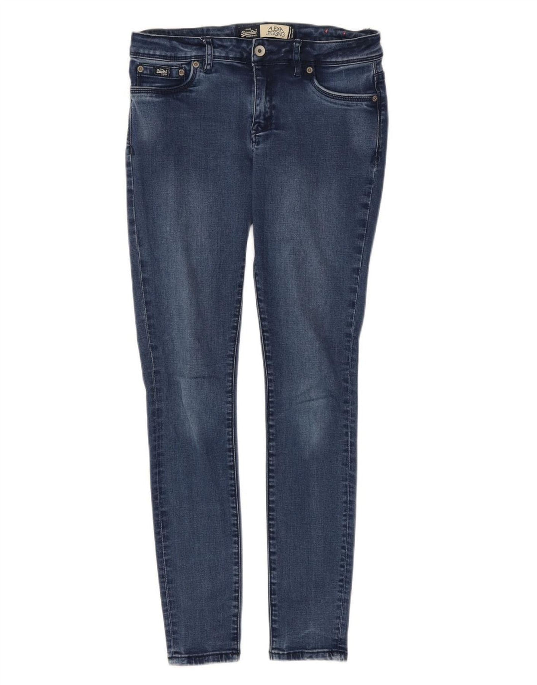 Женские джинсы скинни SUPERDRY Alexia Jegging W30 L32, синий хлопок