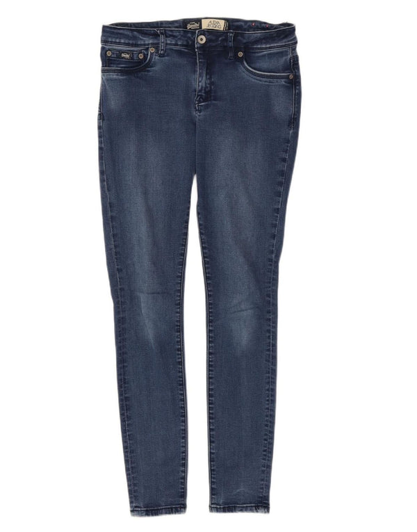 Женские джинсы скинни SUPERDRY Alexia Jegging W30 L32, синий хлопок