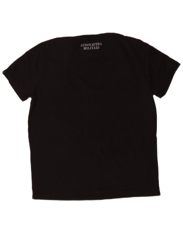 Мужская футболка Aeronautica Militare Top 2XL, черный хлопок