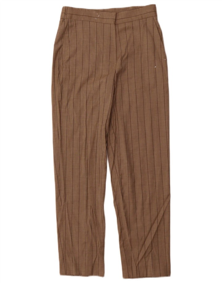 Брюки-чиносы женские MASSIMO DUTTI EU 34 2XS W24 L26 Бежевые в полоску