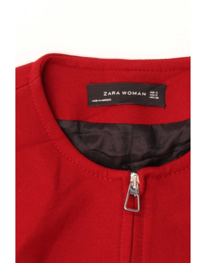 Женское пальто Zara UK 10, маленькое красное