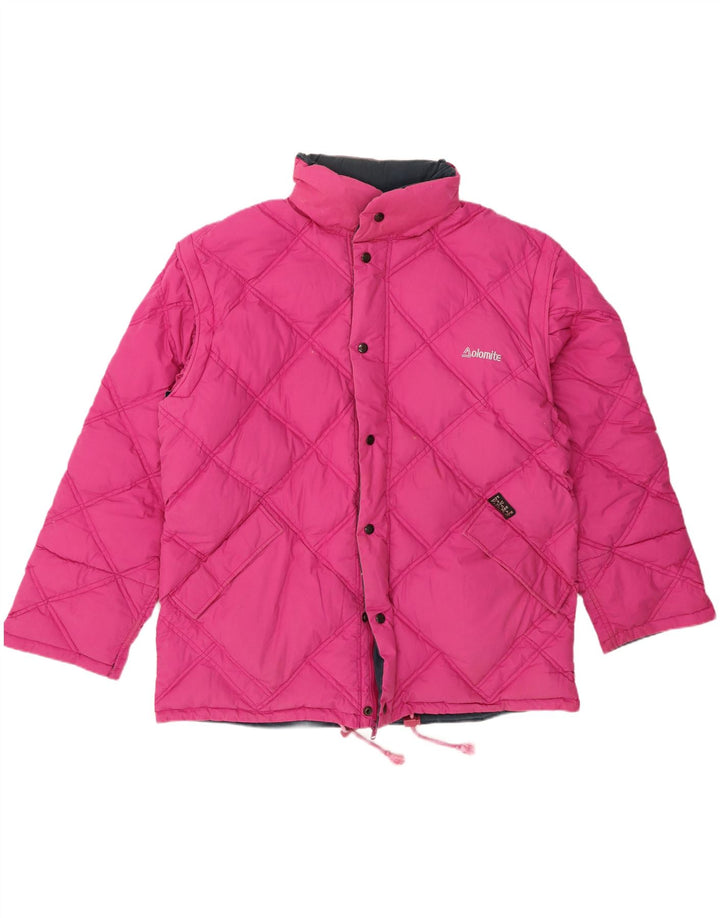 Мужская двусторонняя стеганая куртка Dolomite UK 42 XL, розовый полиэстер