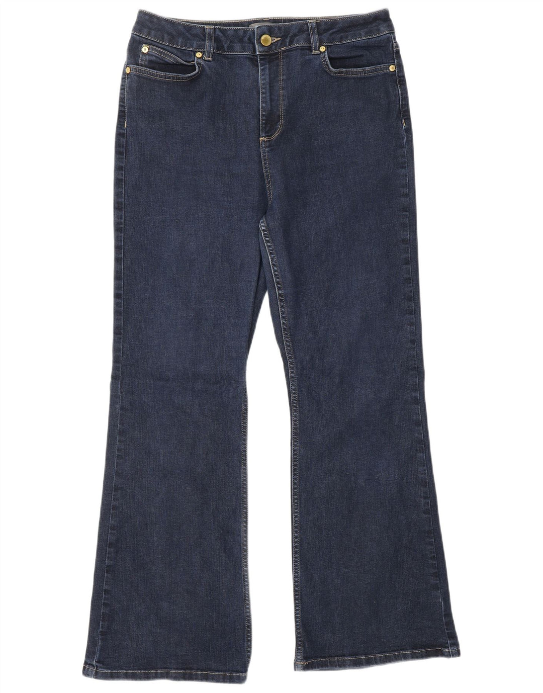 Женские джинсы Bootcut MINT VELVET UK 14, средние W30 L28, темно-синие, хлопок