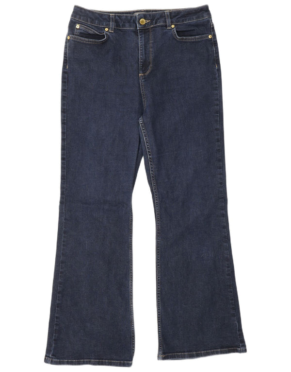 Женские джинсы Bootcut MINT VELVET UK 14, средние W30 L28, темно-синие, хлопок