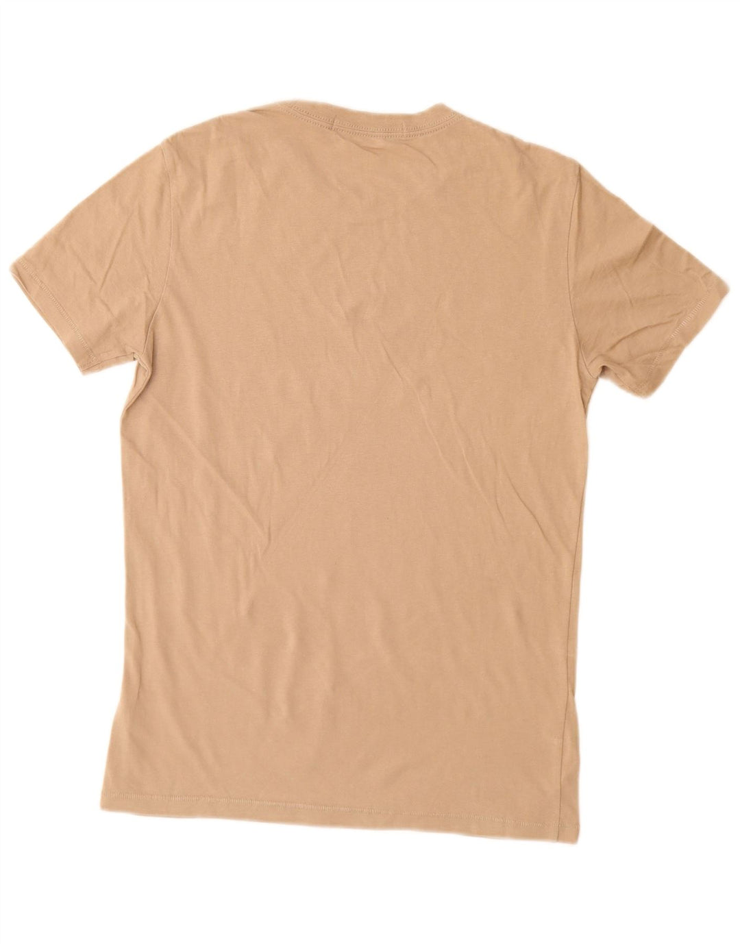 CALVIN KLEIN JEANS Мужская футболка с рисунком Топ среднего размера из хлопка коричневого цвета