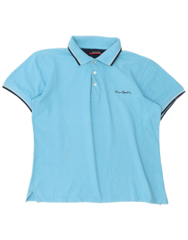 Мужская рубашка-поло Pierre Cardin XL, синяя, хлопок