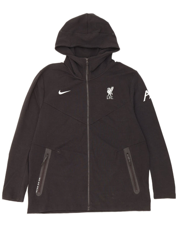 Мужской свитер с капюшоном на молнии Nike Liverpool на молнии XL, черный, хлопок