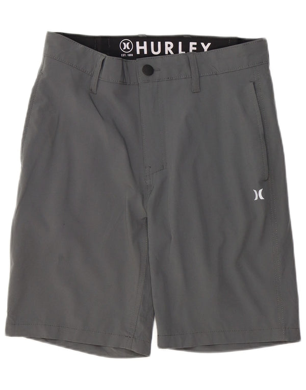 HURLEY Mens Chino Shorts W30 Medium Grey Polyester