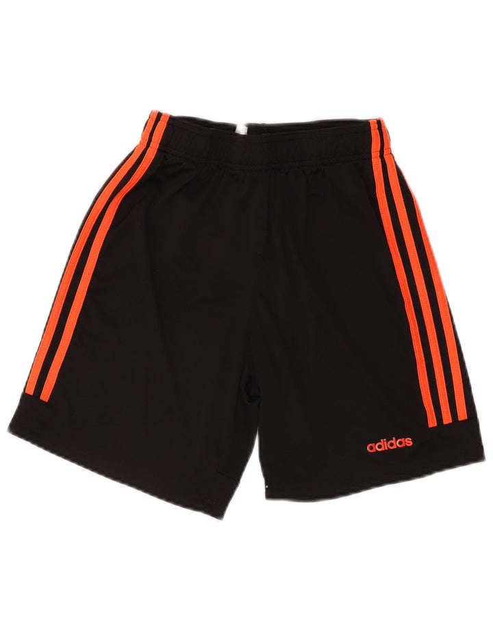 Спортивные шорты Adidas для мальчиков 13-14 лет, черный полиэстер