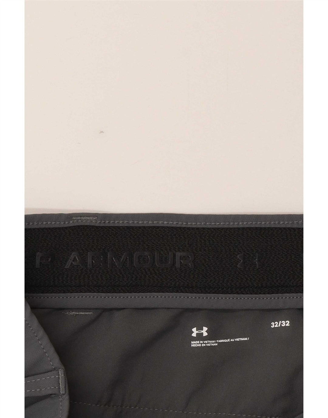 Мужские прямые брюки чинос Under Armour W32 L32 серые из полиамида