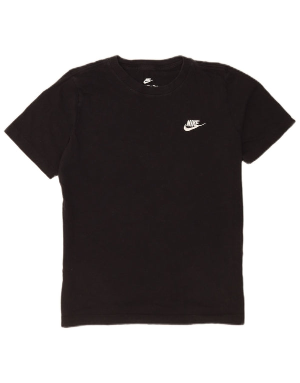 Футболка Nike для мальчиков, топ 13–14 лет, размер XL, черный хлопок