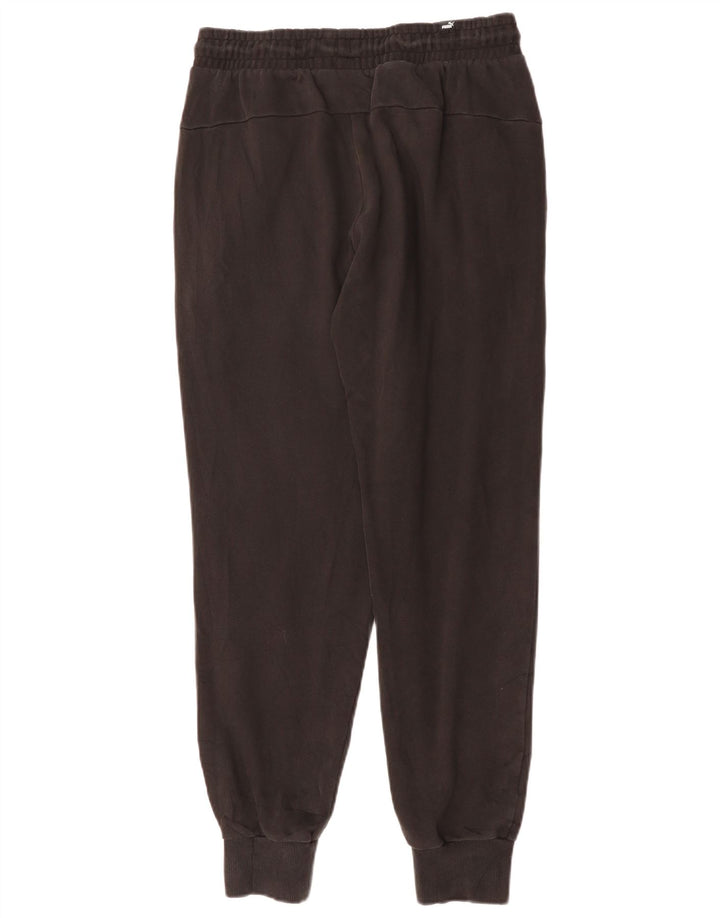 Мужские спортивные брюки PUMA, маленькие черные хлопковые брюки для бега