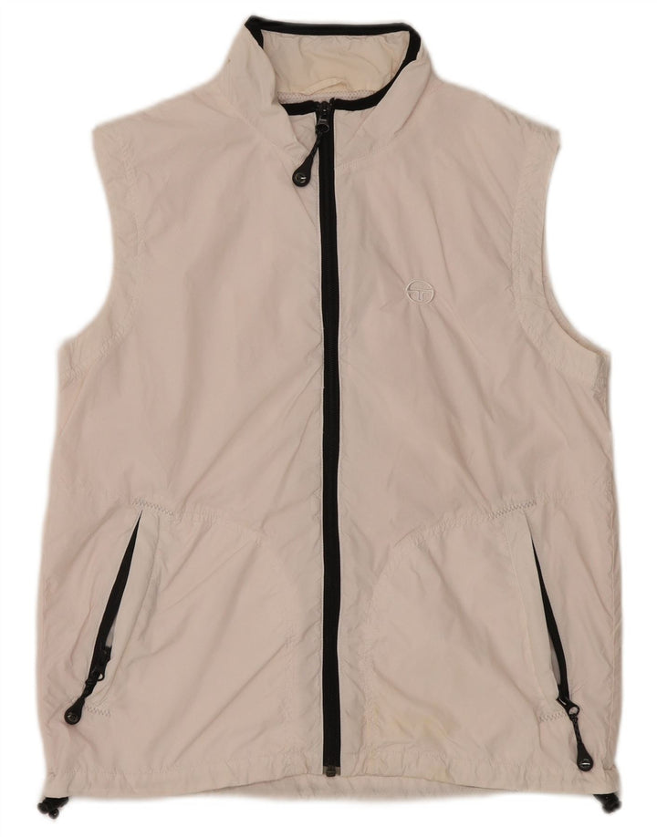 SERGIO TACCHINI Женский спортивный костюм без рукавов, верхняя куртка IT 46, большой белый