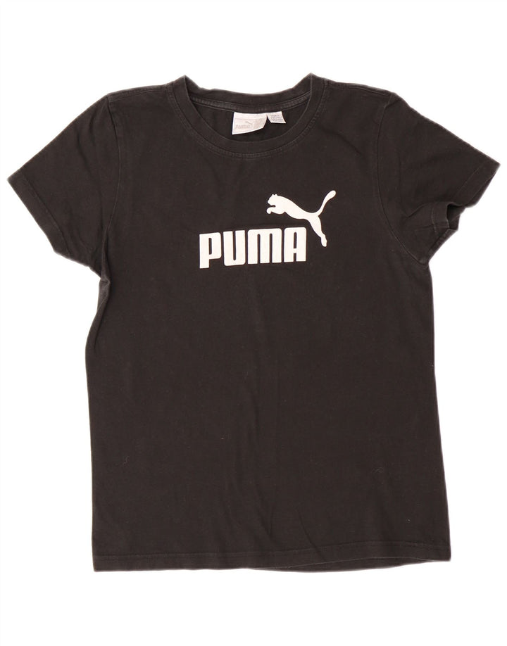 Женская футболка с рисунком PUMA Top UK 14, большая черная