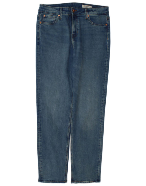 Женские узкие джинсы Marks & Spencer UK 14, большие W36 L29, синие, хлопок