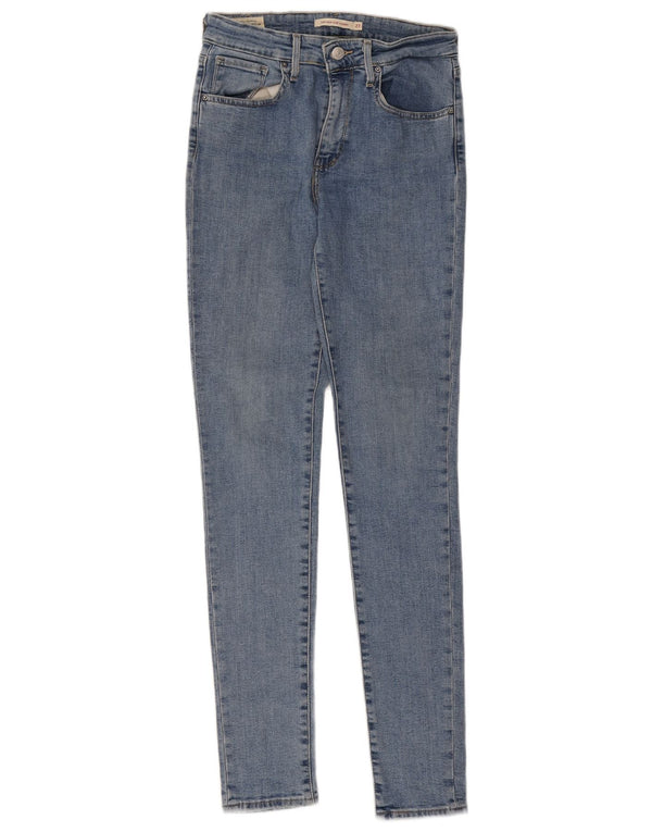 Женские джинсы скинни Levi's 721 с высокой посадкой W27 L32, синие, хлопок