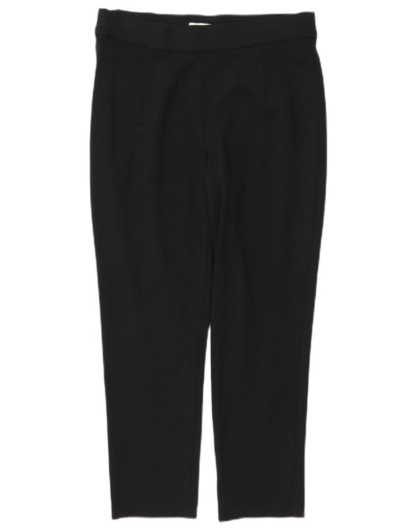 Женские укороченные брюки узкого кроя Marks & Spencer UK 12 Medium W30 L24 черные