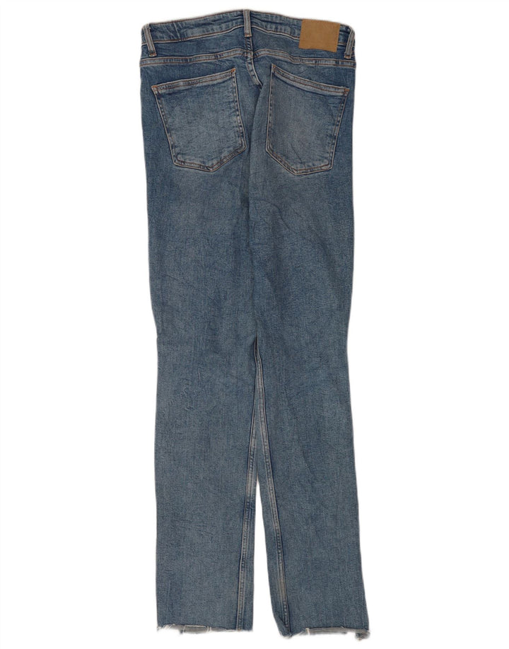 Женские потертые узкие джинсы Zara EU 40 Medium W30 L31, синий хлопок