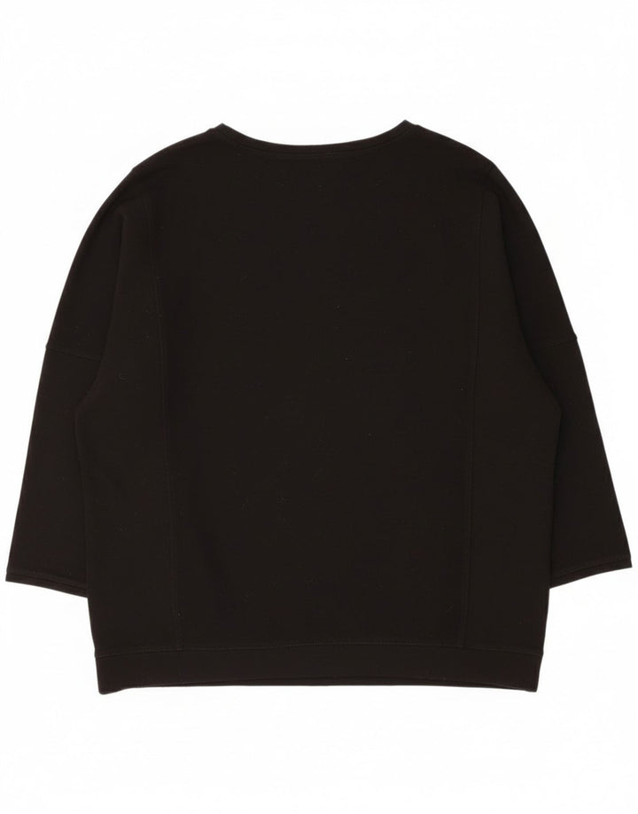 Женский джемпер оверсайз Zara UK 10, маленький черный