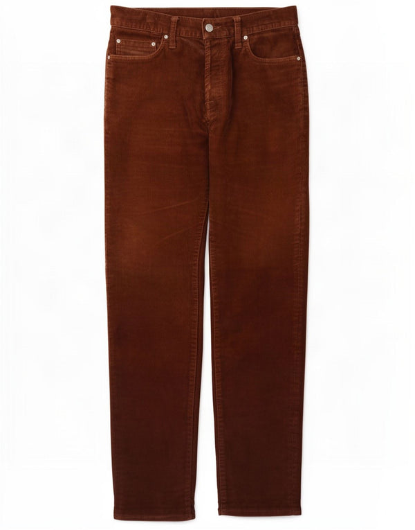 Carhartt Мужские узкие вельветовые брюки W30 L32 Коричневые хлопковые