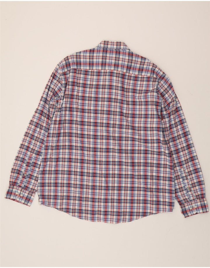 Tommy Hilfiger Мужская рубашка стандартного кроя 2XL в разноцветную клетку из хлопка