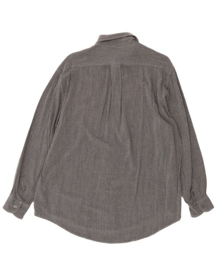 Мужская рубашка Trussardi XL серая вискоза