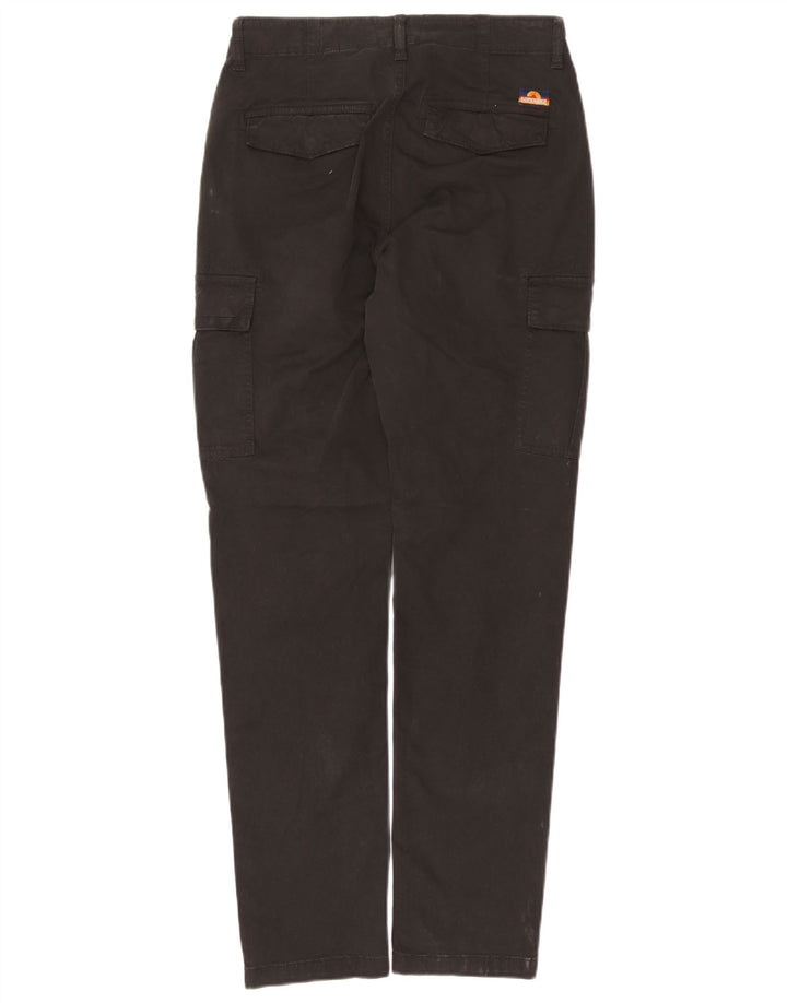 Мужские узкие брюки-карго Superdry W28 L32, черный хлопок