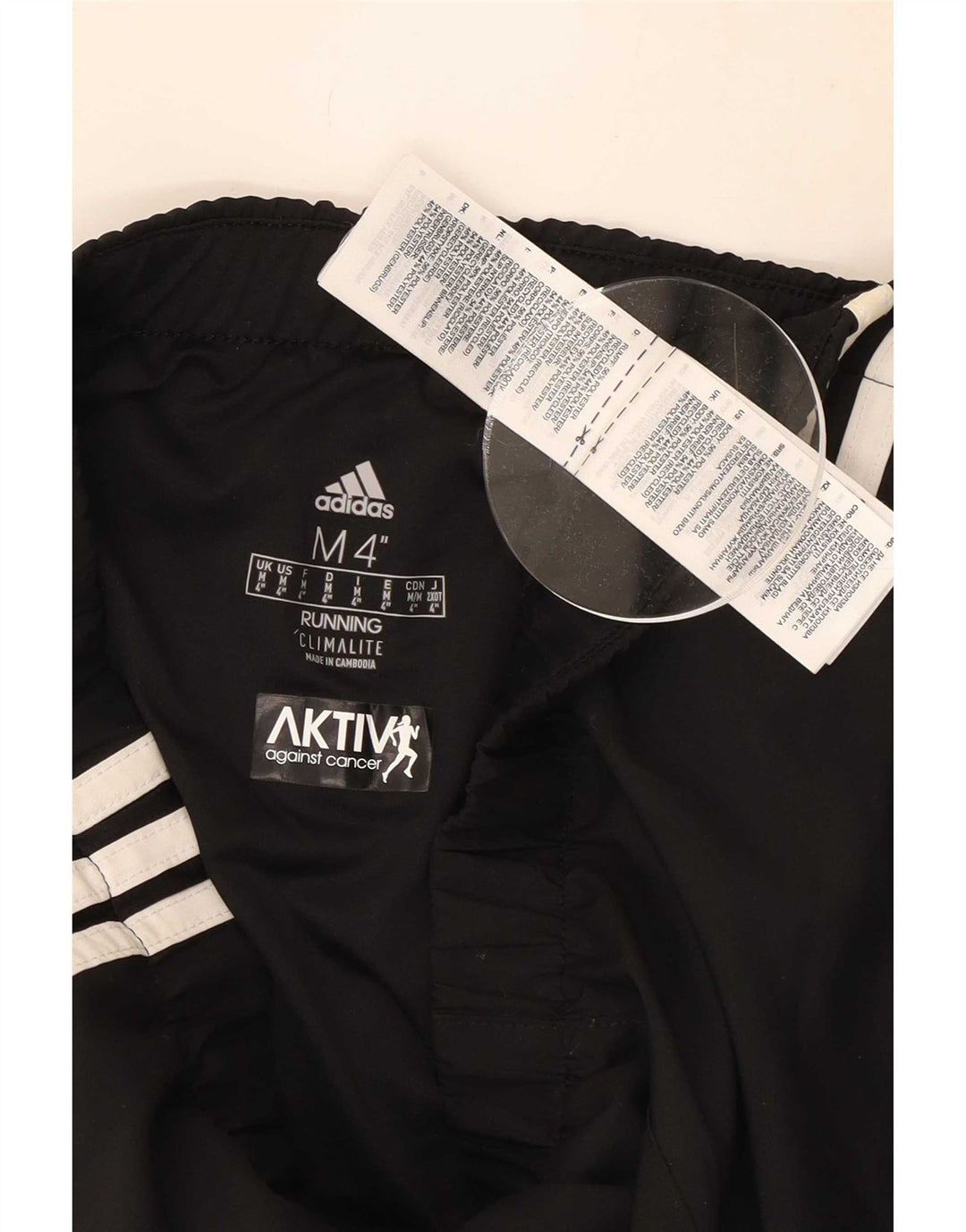 Женские спортивные шорты Adidas Climalite UK 14, средний черный, полиэстер