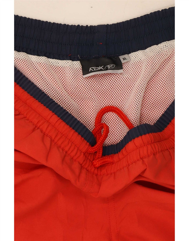Мужские шорты для плавания Reebok XL, красные цветные блоки