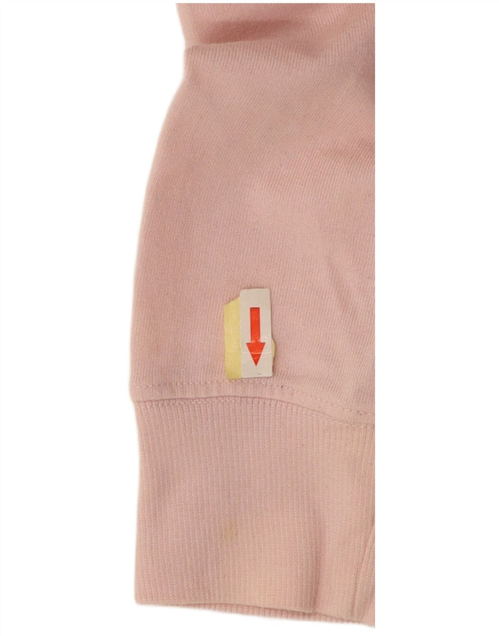 Женский свитшот с рисунком CALVIN KLEIN, хлопковый джемпер UK 14, средний розовый цвет