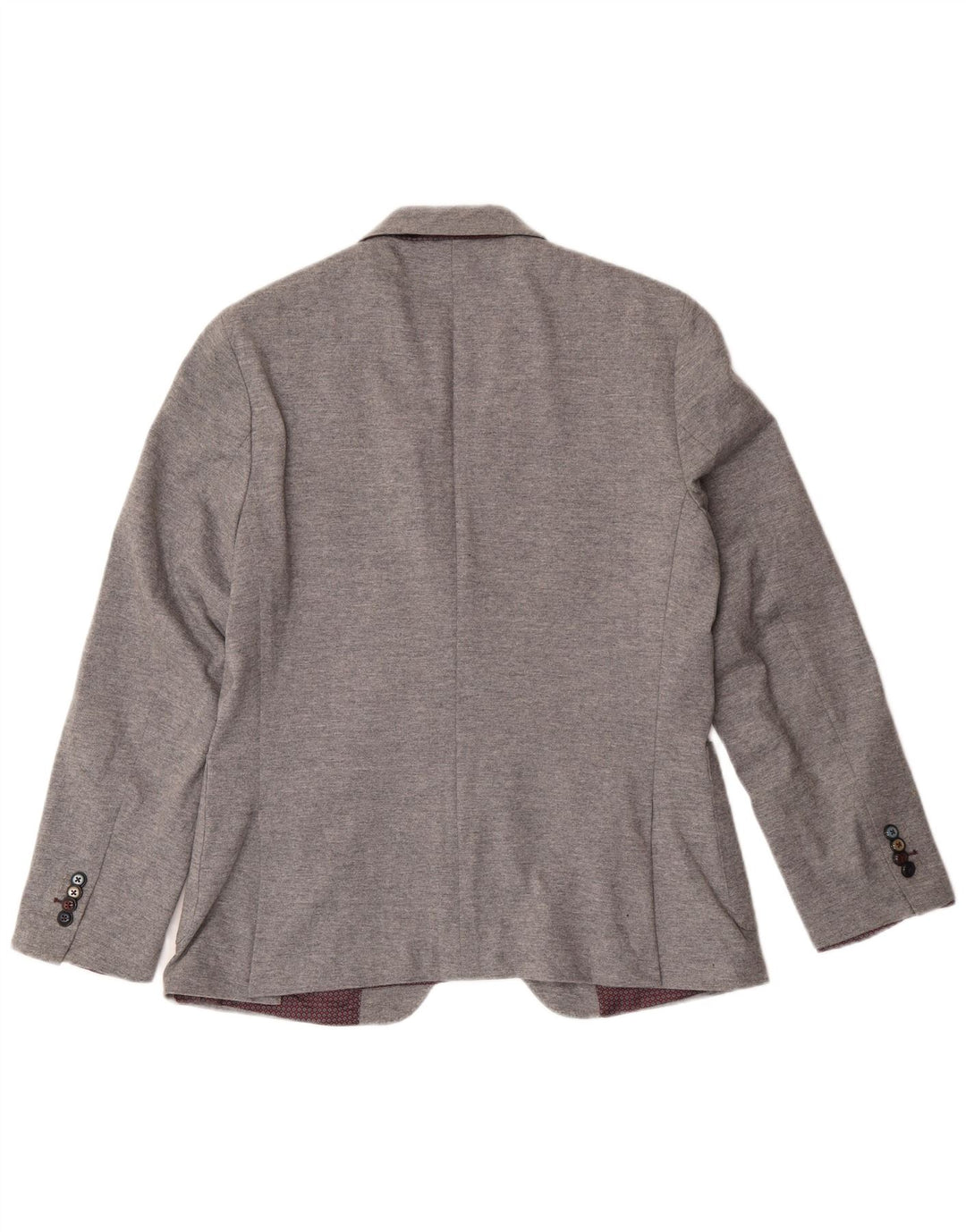 Женский пиджак John Barritt на 2 пуговицах IT 50 XL Серый хлопок