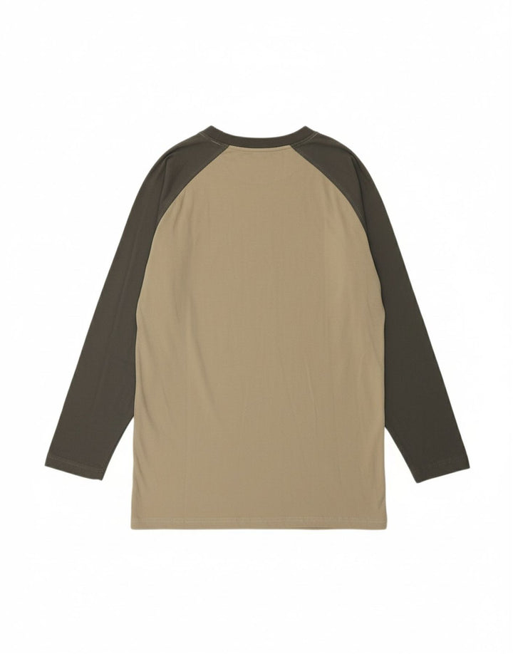 KAPPA Mens Top Long Sleeve 2XL Grey Colourblock Cotton