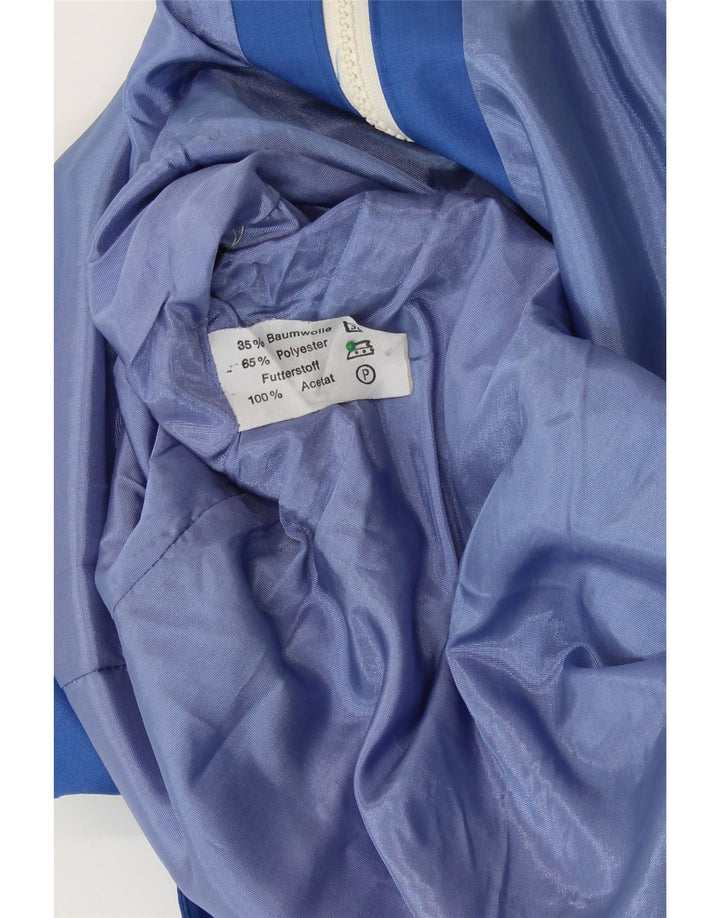 Женский бомбер VINTAGE UK 12, средний синий полиэстер