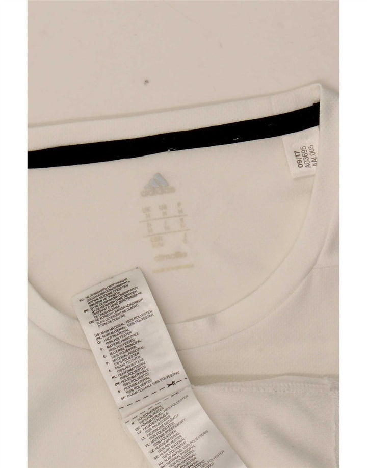 Мужская футболка Adidas Climalite Top Medium White Polyester