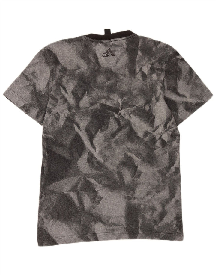 Мужская футболка ADIDAS с рисунком, маленький серый Tie Dye