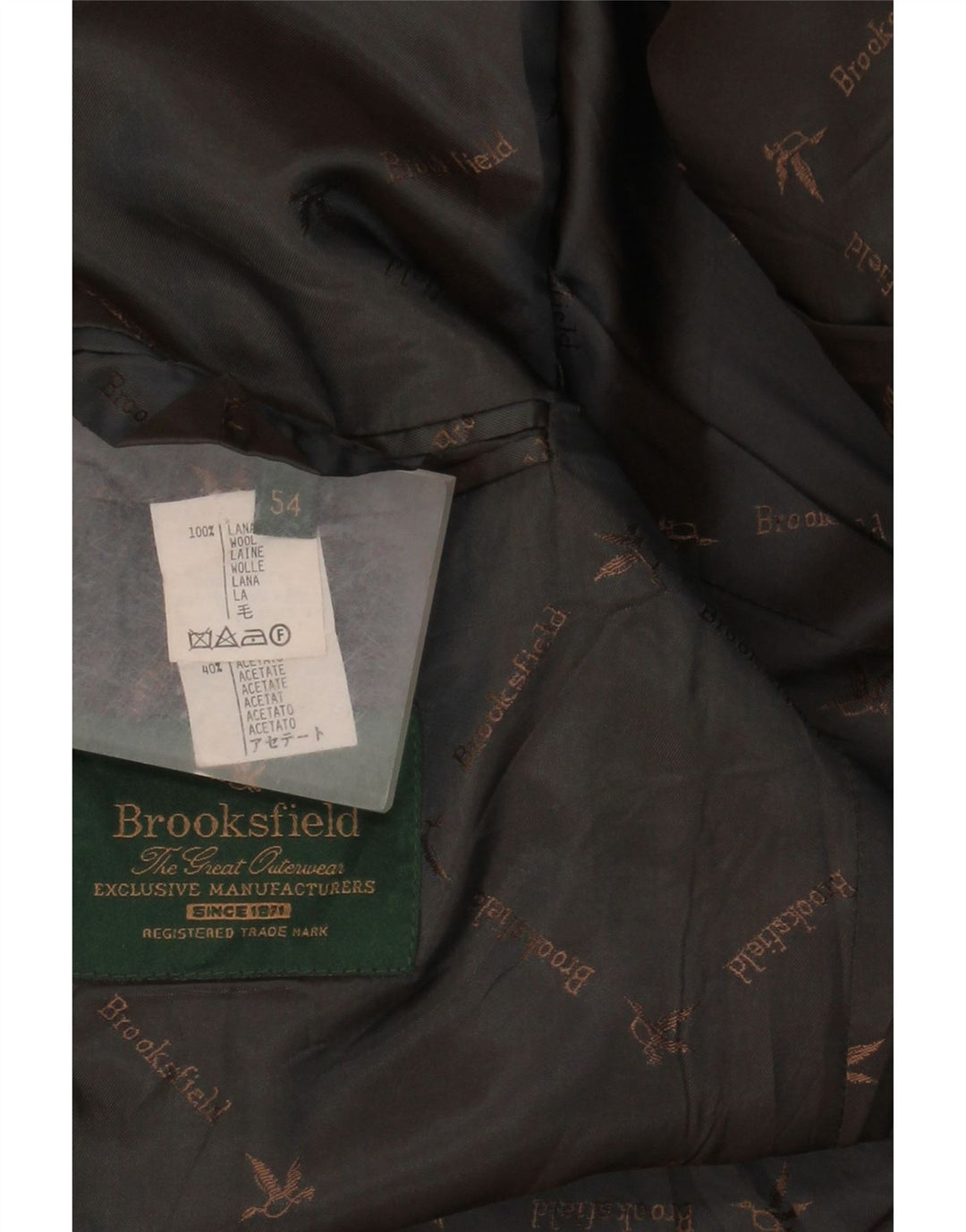 Женский пиджак Brooksfield на 3 пуговицах IT 54 2XL Темно-синий, шерсть