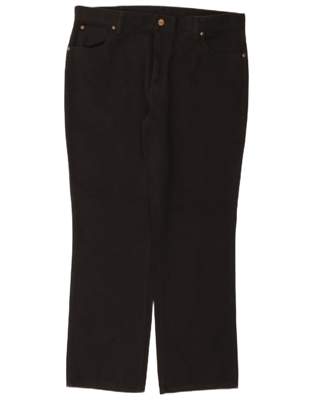 Женские прямые джинсы WRANGLER стандартного кроя W40 L32, черный хлопок