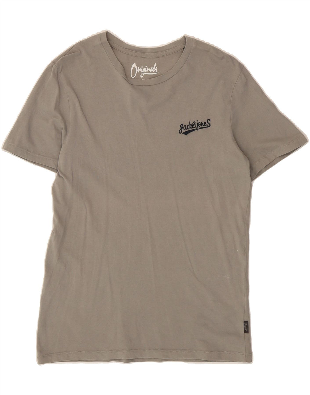 JACK & JONES Mens T-Shirt Top Small Grey Cotton Vintage Jack & Jones and Second-Hand Jack & Jones from Messina Hembry 