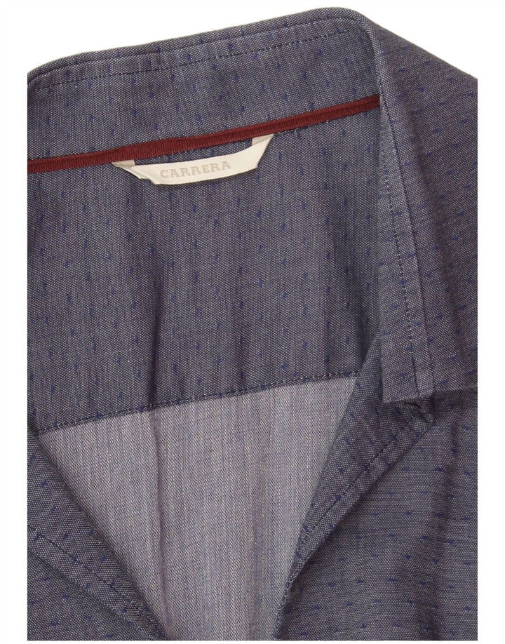 Рубашка женская Carrera UK 12 Medium Navy Blue Spotted