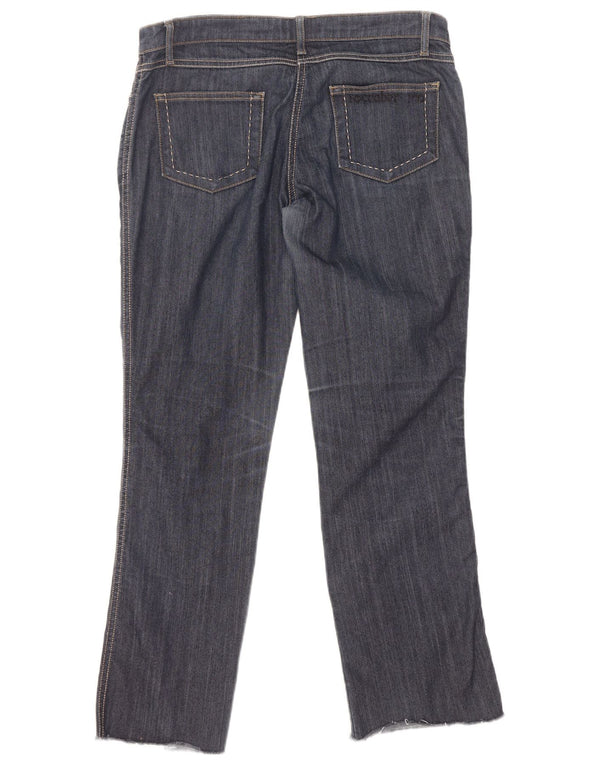 Женские прямые джинсы Roccobarocco W32 L29 темно-синие, хлопок