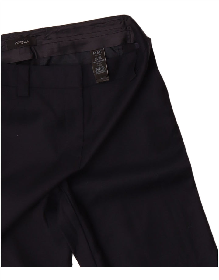 Женские костюмные брюки MARKS & SPENCER UK 10 Small W32 L33 Темно-синие