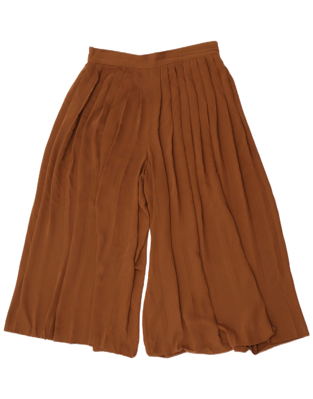 Женские брюки-капри Massimo Dutti, большие W32 L22, коричневый полиэстер