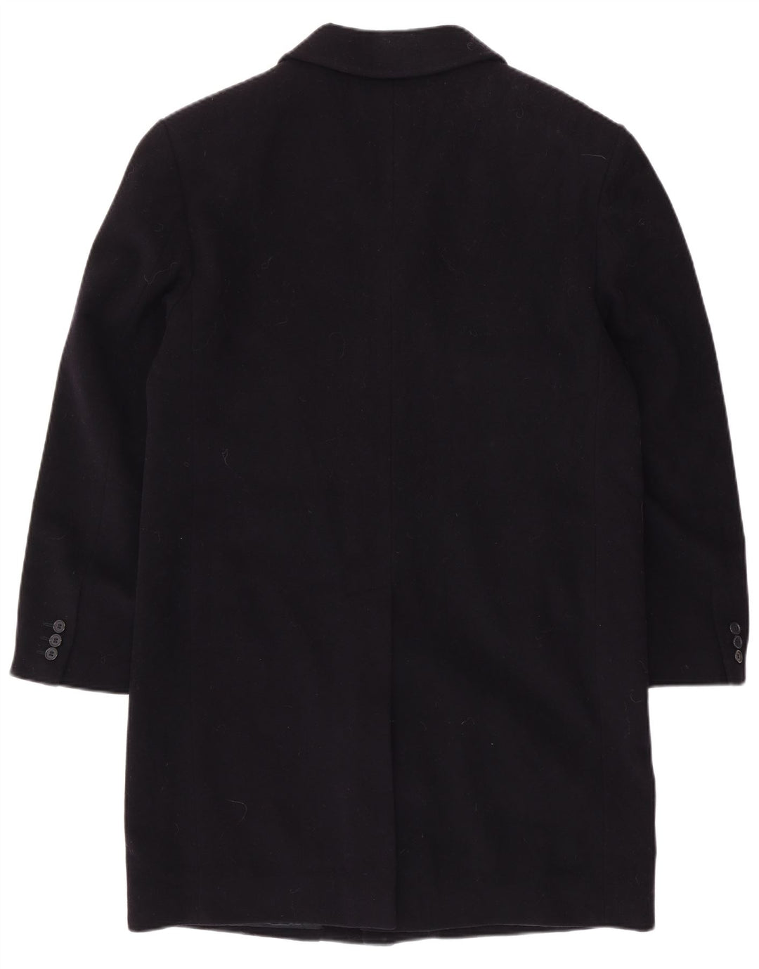 ВИНТАЖНОЕ мужское пальто UK 40, большое темно-синее шерстяное пальто