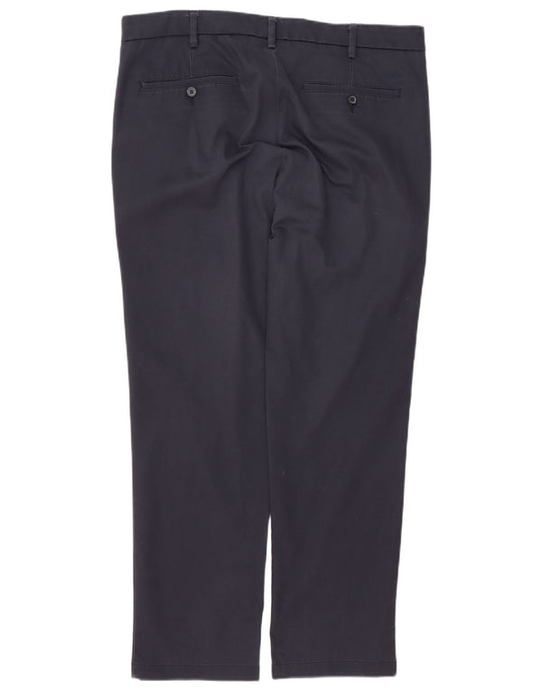 Мужские узкие зауженные брюки-чиносы Dockers W36 L30, темно-синие, хлопковые