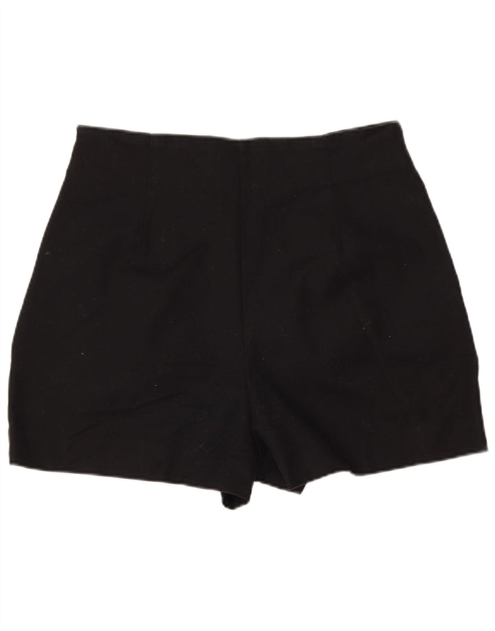 Женские шорты с завышенной талией Zara Medium W28, черные