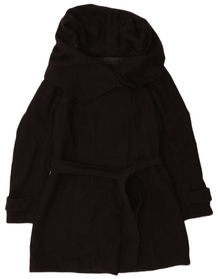 Женское пальто Zara UK 20 2XL, черное шерстяное