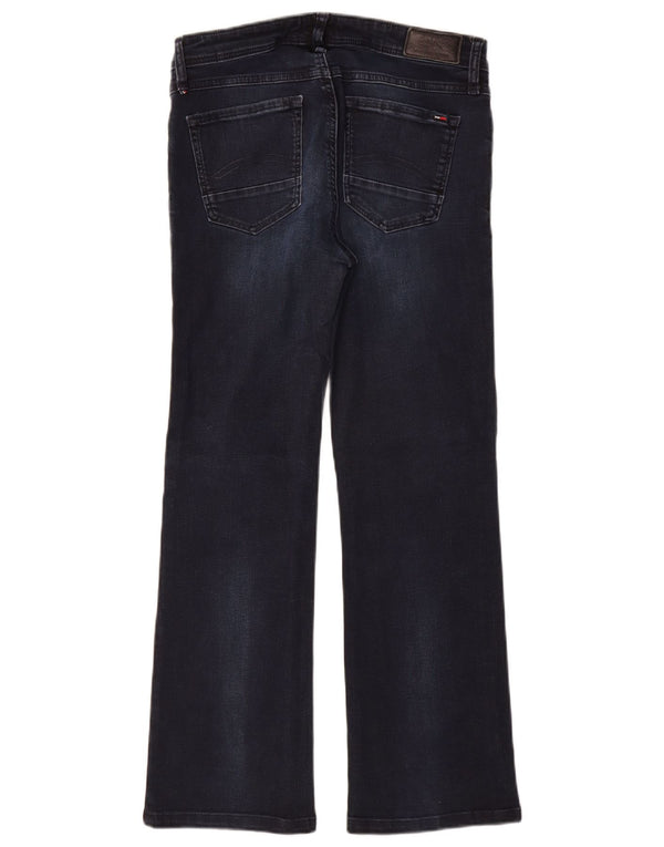 Женские джинсы Bootcut со средней посадкой Tommy Hilfiger W29 L28 Темно-синие хлопковые